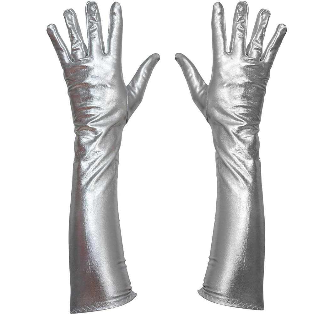 (正規店出品) KIKO KOSTADINOV PAILLETTES OPERA GLOVES Amazon.com: Skeleteen Silver Metallic Opera Gloves - Roaring